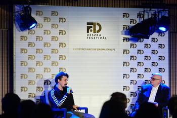 20260225 XVI. DESZKA Fesztivál, beszélget ifj Vidnyánszky Attila és Szirák Péter, BTK, Csokonai Fórum, Professzori Klub, DE