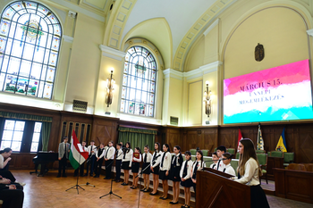 20260312 1848-1849-es forradalom és szabadságharc évfordulója, ünnepség 02., közoktatás, Aula, KLGYGÁI, DE, BS