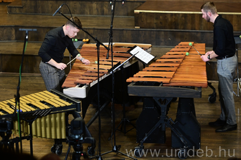 20260317 Mesteri variációk, Tóth Levente és Varga Bence marimbaestje, ütőhangszer, J. S. Bach - Goldberg-variációk, ütőhangszer, ZK, DE, BS