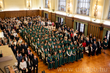 20260320 Doktoravató ünnepség, Aula, RH, DE, FM, BS