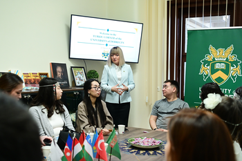 20260323 Tea délután, kazahsztáni hallgatók fogadása, TÜRK Sarok, RH, BTK, DE, BS