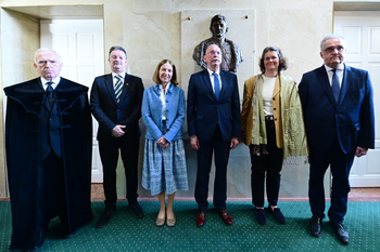 20260427 IV. Károly terem avatása és dombormű leleplezése, átadó ünnepség, KK, DE, BS