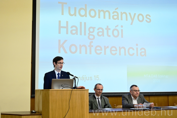 20260515 Hatvani István Szakkollégium Tavaszi Tudományos Hallgatói Konferenciája, megnyitó, plenáris előadás és szekciók, DAB, DE, BS